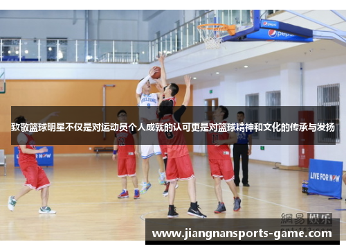 致敬篮球明星不仅是对运动员个人成就的认可更是对篮球精神和文化的传承与发扬